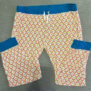 Little Sleepies Primary Rainbow pants XXL